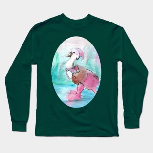 Puddle Christmas 01/12/23 - vintage Christmas inspired designs Long Sleeve T-Shirt